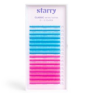 Neonripset sininen / pinkki D 0,1 MIX 7-13mm