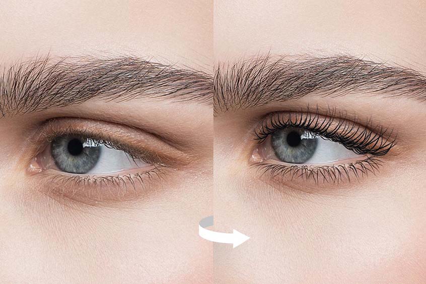 Lash Lift ennen ja jälkeen